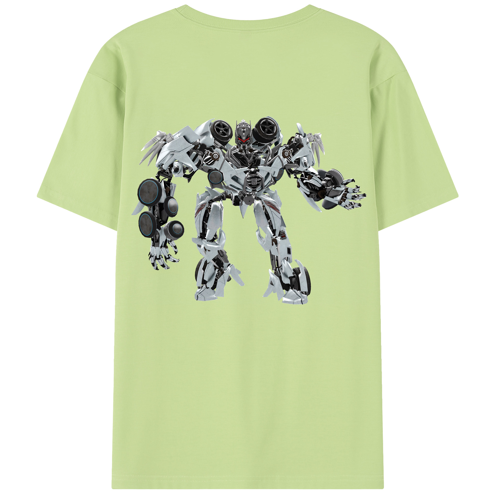 （画像用） Transformers トランスフォーマー 綿100％半袖Tシャツ（背面プリント）